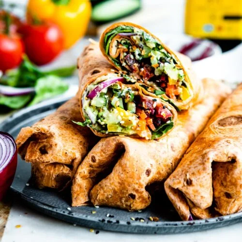 Hummus and Veggie Wrap A Healthy and Delicious Meal